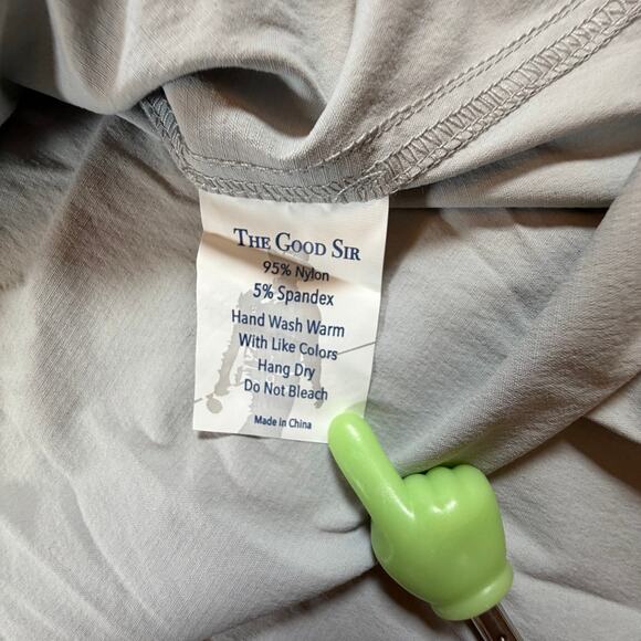 NWT The Good Sir Pedigree Pearlsnap Ripstop Vented Fishing Shirt Gray Men’s Sz L - Picture 2 of 6